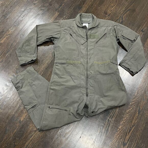 US Military Flight Suit 50L Freedom Green CWU 27P Nomex Coveralls Flyers Propper - Picture 1 of 7